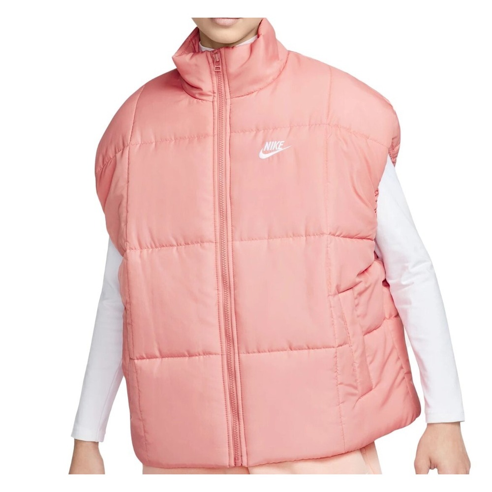 Nike Sportswear Women's Classic Puffer Therma-FIT Loose Vest Pink XXL NEW $110